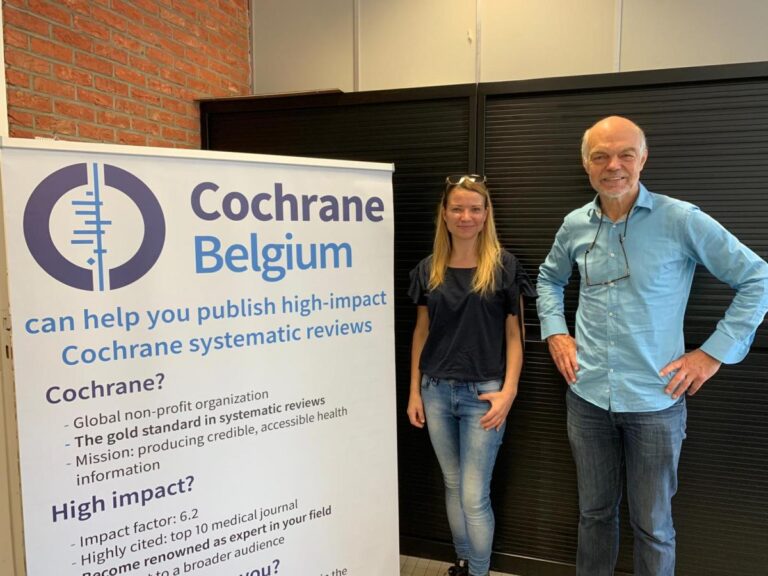 Meeting with the director of the Belgian Evidence-Based Medicine Center and Cochrane Belgium