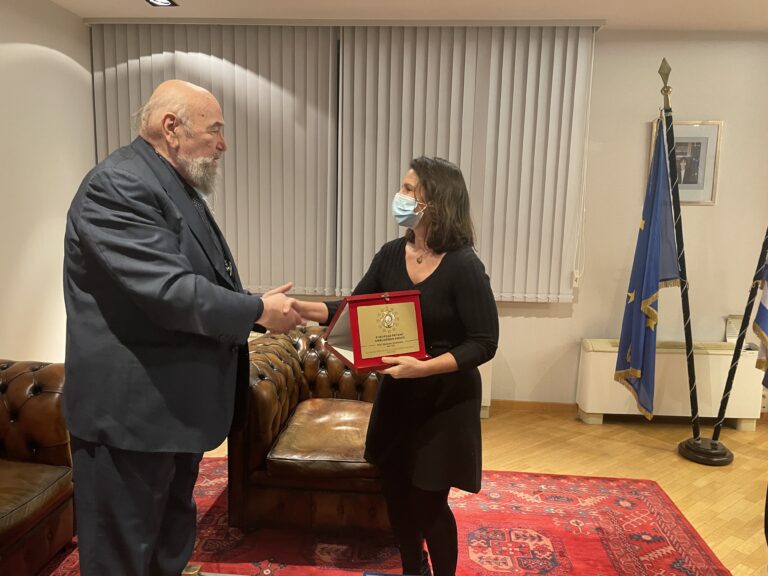 Patient Ombudsman Award for the best medical practice in the COVID-19 pandemic: Prof. Marianna Arvanitakis