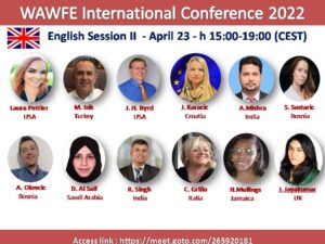 WAWFE INTERNATIONAL CONFERENCE 2022